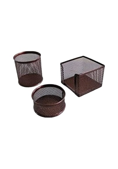 Drt 414 3 Lü Dövme Bakır Masaüstü Kalemlik Set Diğer