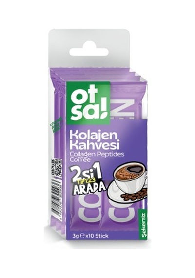 Otsa Kolajen Kahve Stıck Asetat 3,5g X 10 Stıck Çekirdek