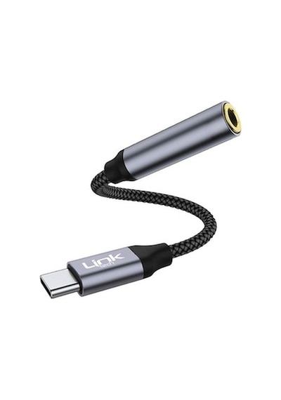 Linktech A195 Type-C - 3.5Mm Jack Kulaklık Dönüştürücü