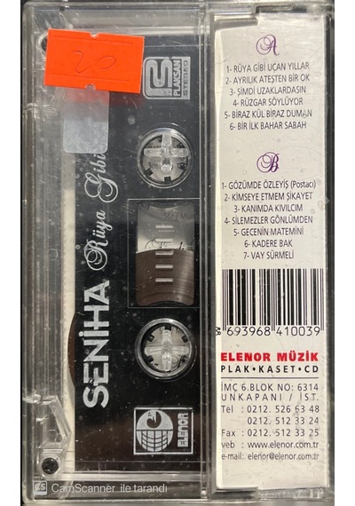 Plak Değildir Kaset Tir Seniha Rüya Gibi Kaset