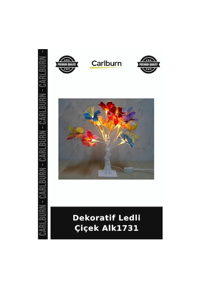 Özel Üretim Aydınlatma Ev Dekorasyon Hediyelik Salon Aksesuarı Dekoratif Ledli Çiçek Alk1731 Çok Renkli