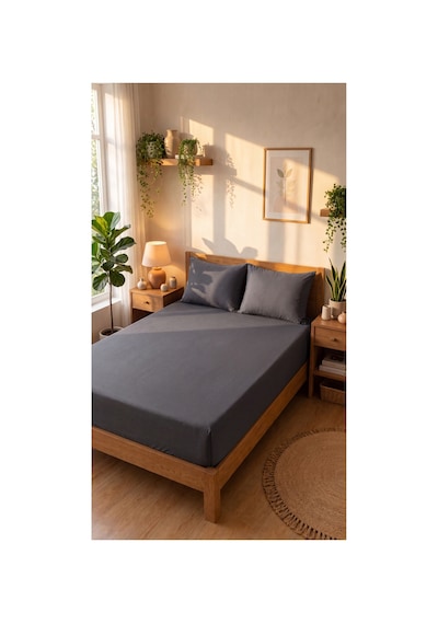 Çift Kişilik Lastikli Çarşaf Takımı 1 Lastikli Çarşaf 160 X 200 2 Yastık Kılıfı 50 X 70 Antrasit - 717411501 Antrasit Çift Kişilik Lastikli Çarşaf Takımı 1 Lastikli Çarşaf 160 X 200 2 Yastık Kılıfı 50 X 70 Antrasit - 717411501 Antrasit