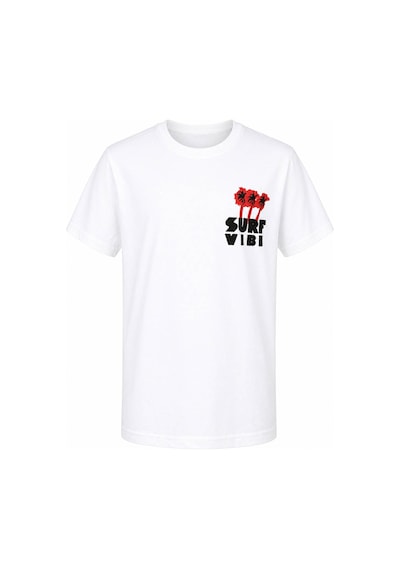 Trender Surf Vibe Kısa Kol O Yaka Beyaz Erkek Çocuk T-shirt 26ydt1000059
