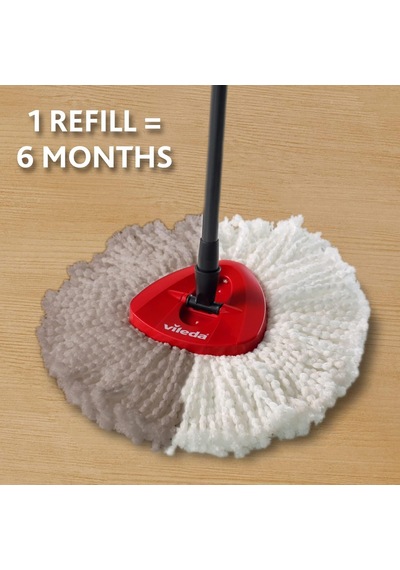 Turbo Classic Mop Yedek Başlık, Mikrofiber, Beyaz, 2 Adet Tek Renk