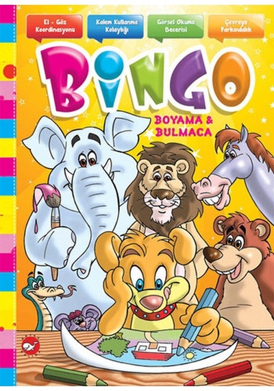 Bingo Boyama ve Bulmaca- Beyaz Balina Yayınları