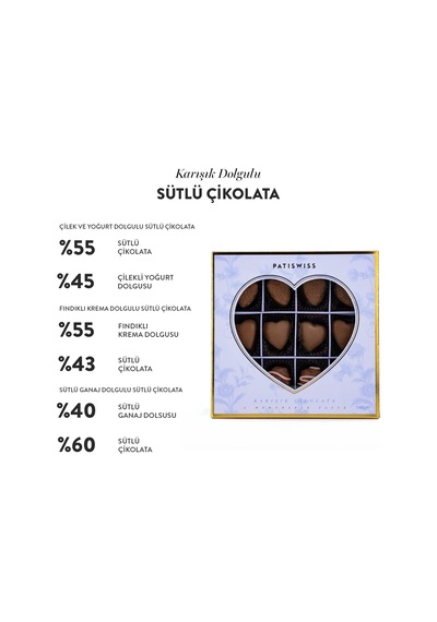 Özel Tasarım Karışık Çikolata, 146g
