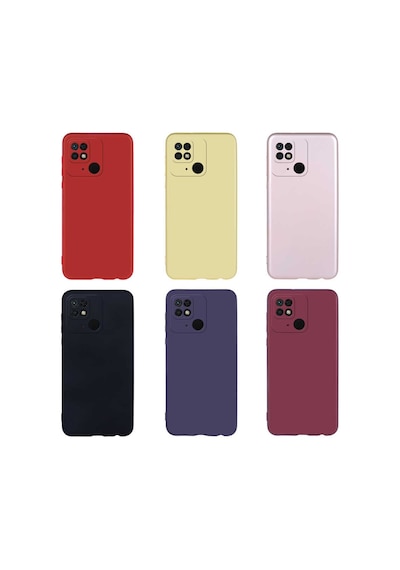 Zore Redmi 10c Kılıf Nvth Premier Silikon Kapak - Kırmızı
