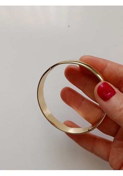 Lente Aksesuar Xuping Gold Kaplama Klasik Ajda Modeli Kadın Kelepçe Bilezik Altın - Gold