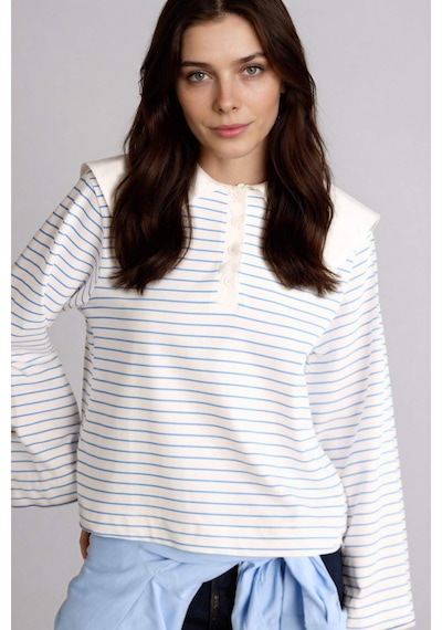 Defacto Loose Fıt Uzun Kollu Tunik H4201ax26spbe512 Mavi-be512