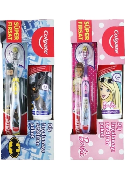 Colgate Cocuk Batman & Barbıe 75ml + Df Extra Yum.