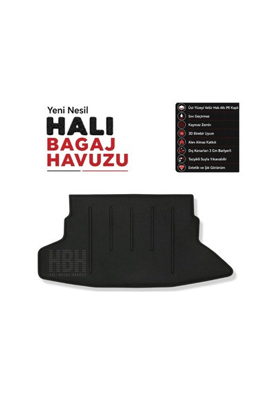 Nissan Juke F15 Halı Bagaj Havuzu 2011-2015 Arası