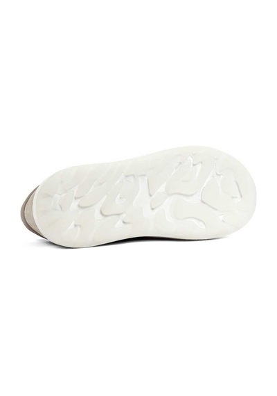 Kadın Bej Bağcıklı Kalın Tabanlı Deri Sneaker