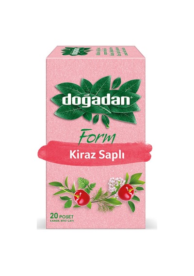 Doğadan Kiraz Saplı Form Poşet Çay X 6 Paket