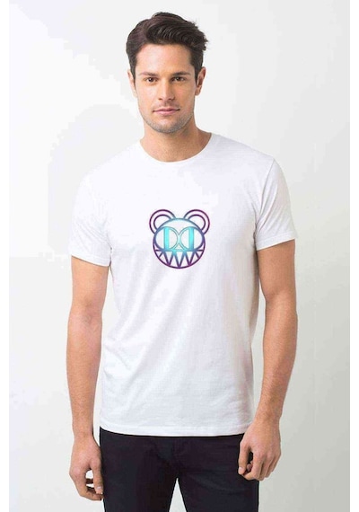Radiohead Baskılı Beyaz Erkek Tshirt