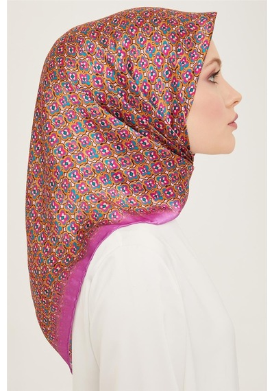 Armine Twill İpek Eşarp 24ya9134 03 - Desenli