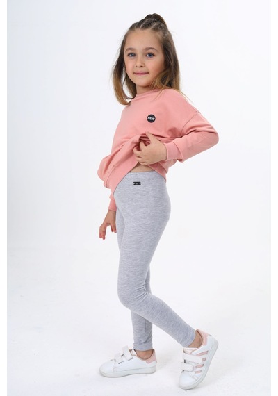 Toontoy Kids Toontoy Kız Çocuk 2'li Takım Baskılı Bisiklet Yaka Düşük Omuz Cepli Sweatshirt & Basic Düz Tayt Mercan Toontoy Kids Toontoy Kız Çocuk 2'li Takım Baskılı Bisiklet Yaka Düşük Omuz Cepli Sweatshirt & Basic Düz Tayt Mercan