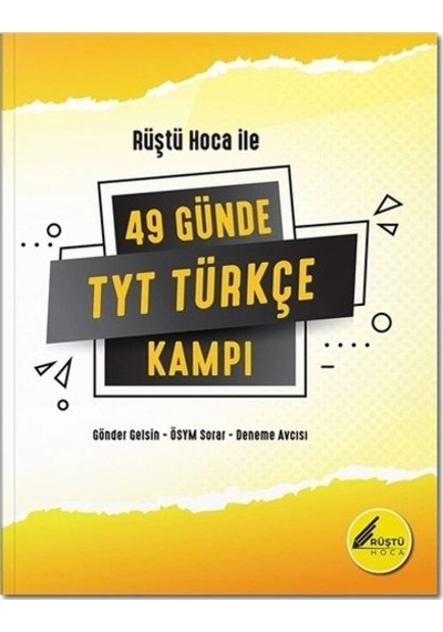 Rehber Yayınları 49 Günde Tyt Türkçe Kampı -rüştü Hoca 2024