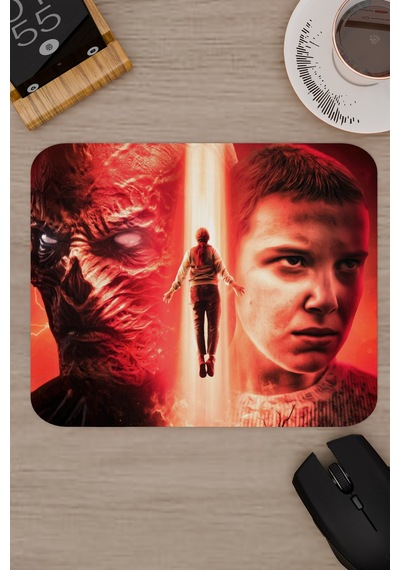 Stranger Things 2 V3 22x18 Gaming Kauçuk Kaymaz Taban Mouse Pad Fare Altlığı
