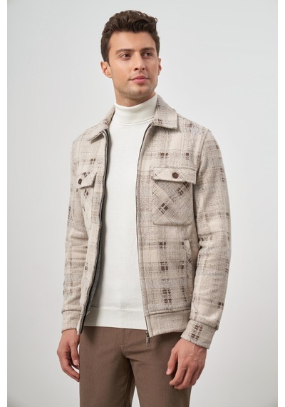 İmza Taba Örme Bebe Yaka Kendinden Desenli Yırtmaçsız Astarsız Slim Fit Classic Mont 1007245157 Taba İmza Taba Örme Bebe Yaka Kendinden Desenli Yırtmaçsız Astarsız Slim Fit Classic Mont 1007245157 Taba