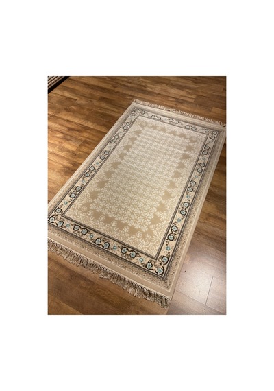 Aspero 4105b Krem-mavi Halı Çok Renkli