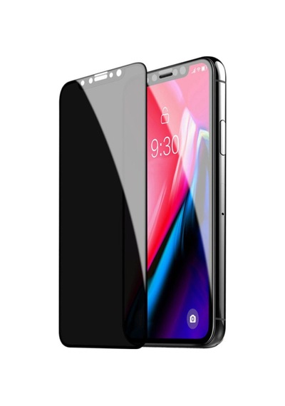 Apple Uyumlu   iPhone X Privacy Kavisli Gizlilik Filtreli Ekran Koruyucu