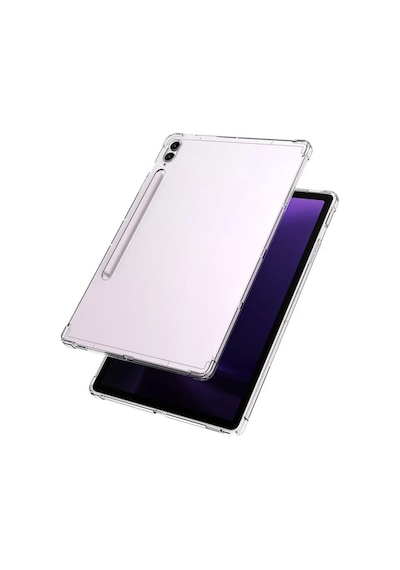 Samsung Galaxy Tab S10+ Plus 12.4 Inç Tablet Uyumlu Silikon Kılıf Şeffaf Köşe Korumalı Sm-x820 Kılıf