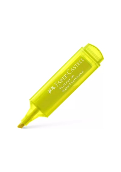 Faber-Castell Şeffaf Gövde Fosforlu Kalem Sarı 154607 Sarı