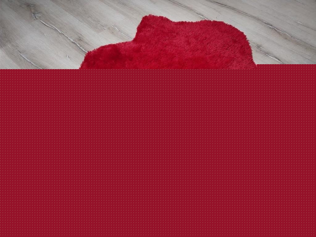 Yamalıhome Tavşan Tüyü Kırmızı 70 x 100 Cm Peluş Post Halı