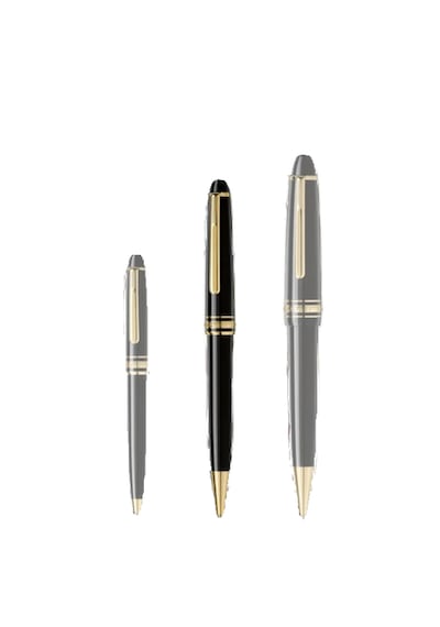 Montblanc Meisterstuck Altın Kaplama Klasik Tükenmez Kalem Siyah