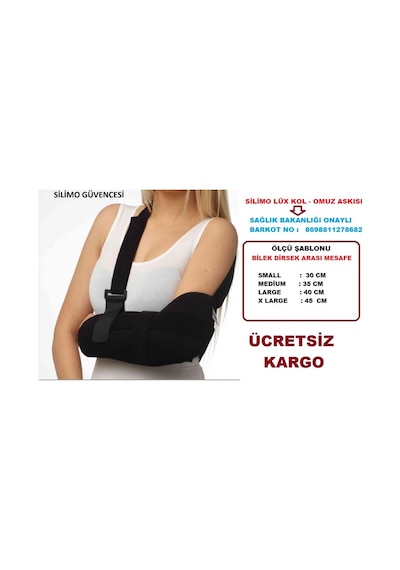 Kol Askısı Lüx Süngerli - Tokalı Ekstra Bel Bantlı