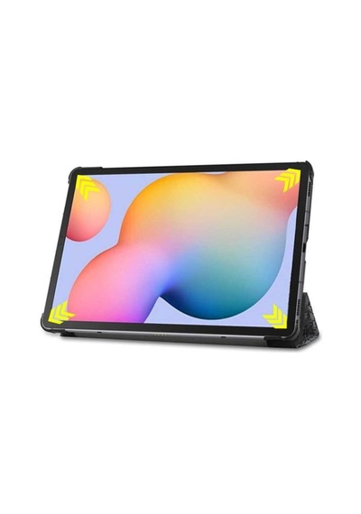 Samsung Galaxy Tab A7 Sm T500 T505 T507 Smart Kapak Tablet Kılıfı + Ekran Koruyucu + Kalem 10.4 Inç Arka Kapak