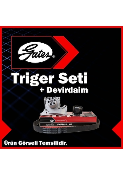 Gates Vw Polo V 1.2 1.6 Tdi Triger Seti Devirdaimli 2009-2017