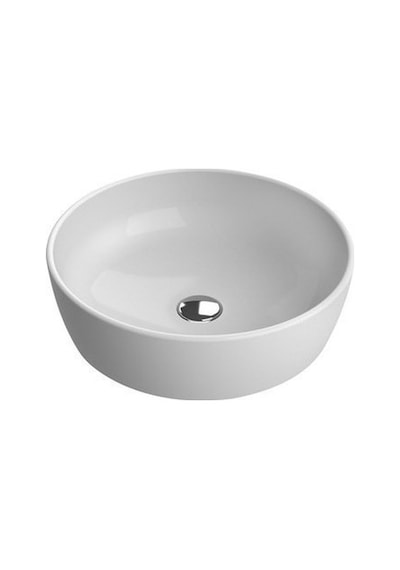 Turkuaz Seramik Cerastyle One 46 CM Yuvarlak Tezgah Üstü Lavabo