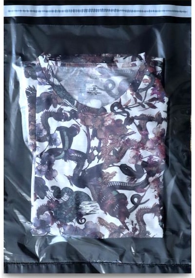 Siyah-Şeffaf Poşeti 35X45+5 Cm - 100 Adet
