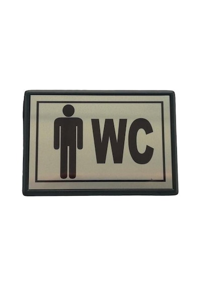 Yönlendirme Küçük Wc Bay 10x7 Cm