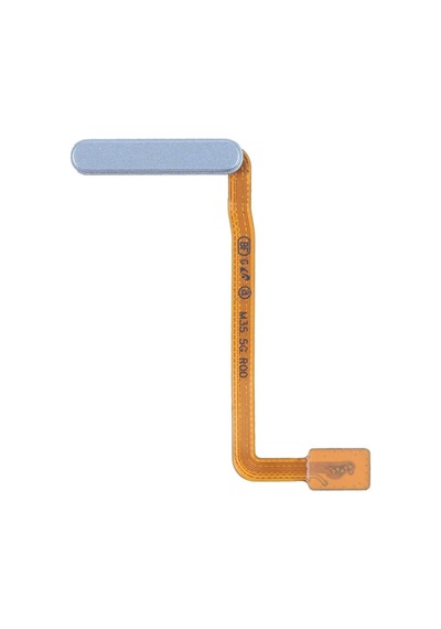 Samsung Galaxy Uyumlu M35 Parmak İzi Okuyucu Flex Sm-m356b Mavi