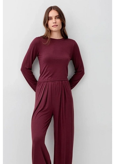 Artış Collection Artış 18210 Bayan Pijama Takımı Bordo