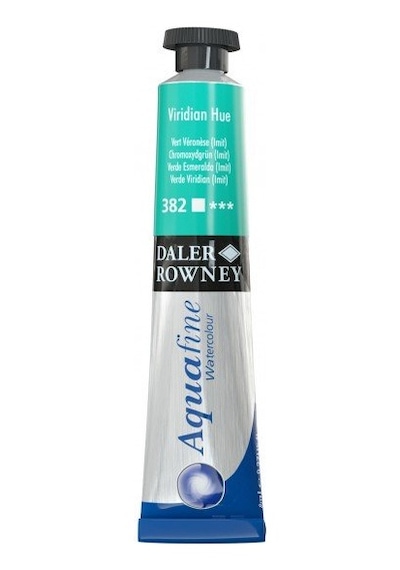 Daler Rowney Aquafine Tüp Sulu Boya 8ml - 382 Viridian Hue