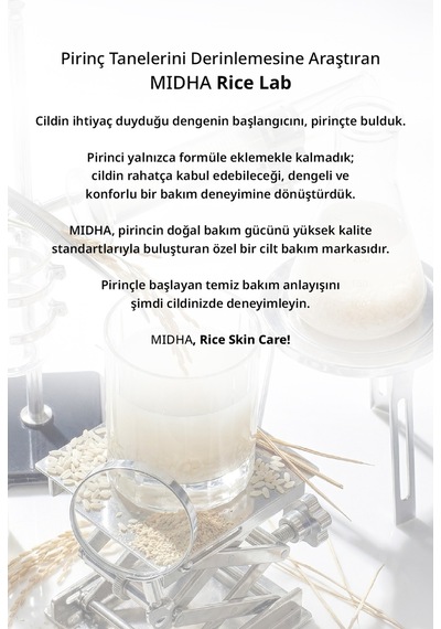 Midha Black Rice Soothing Hassas Ciltler için Nemlendirici Yüz Bakım Kremi 50 ML
