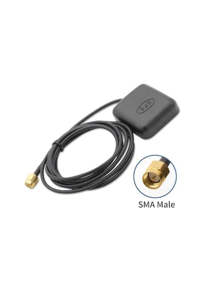 Gps Anten - 1575.42mhz - 1 X 5m Kablolu Sma Konektörlü