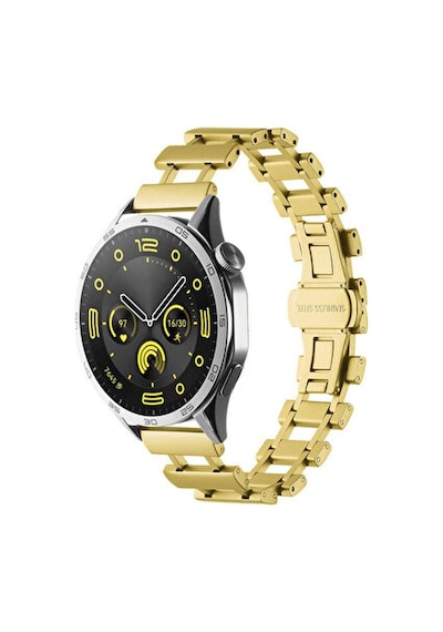 Amazfit Gtr 2/gtr 2e/gtr 47mm Uyumlu 22mm Kordon Şık Zarif Tasarım Paslanmaz Çelik Metal Steel Band
