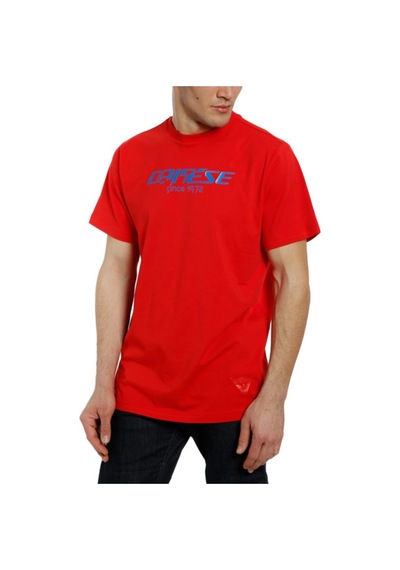 Dainese Since 1972 Kısa Kol Tshirt Kırmızı