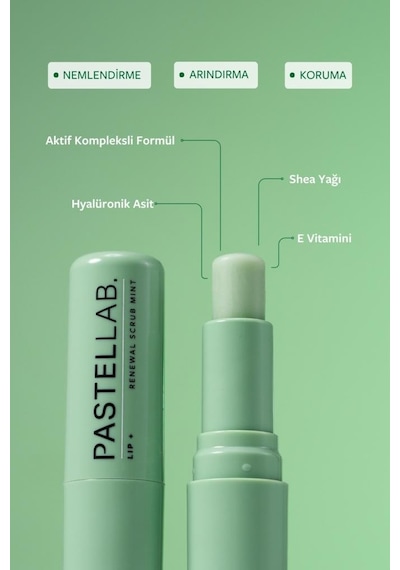 Pastel Lip Renewal Fresh Mint Scrub