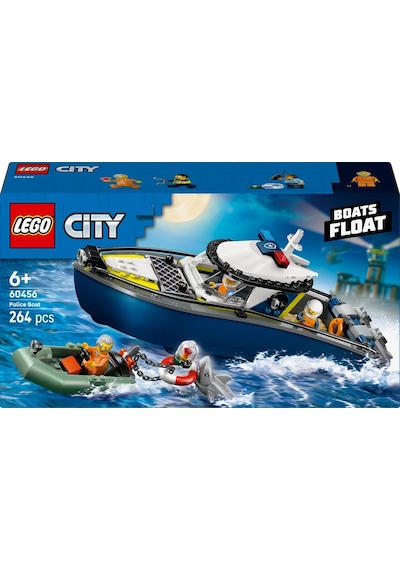 LEGO® City Polis Teknesi Takibi 60456 - 6 Yaş ve Üzeri Çocuklar için Yaratıcı Oyuncak Yapım Seti (264 Parça)