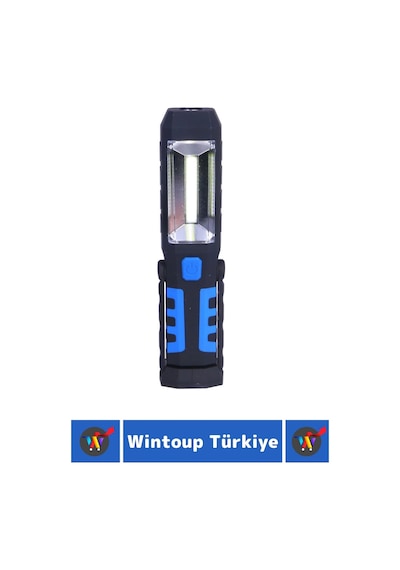Premium 2 Modlu Mıknatıslı Askılı Smd Güçlü Led+1 Parlak Led Ampul Şarjlı Oto Lambası