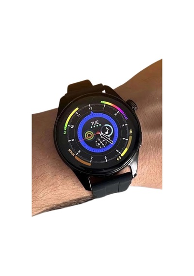 Akıllı Saat Aksesuarları Akıllı Saat 1.5 Inç Amoled Ekran Çift Kordonlu Gps Nfc Uyumlu