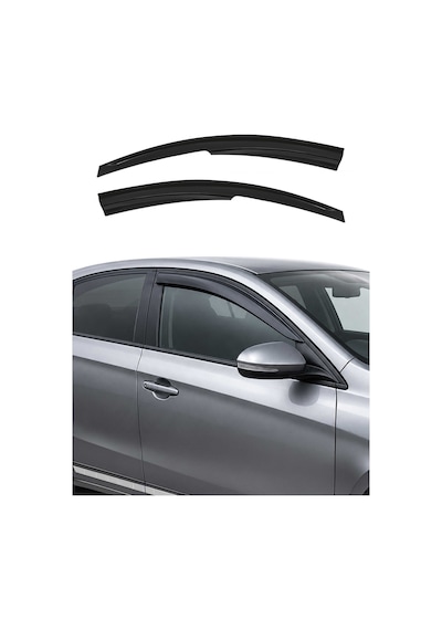 Peugeot Partner Rapid 2007-2024 Uyumlu Araca Özel Sport Style Akrilik Cam Rüzgarlığı Koyu 2 Parça
