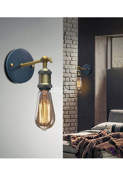Riolight Retro Eskitme Mafsallı Aplik Eskitme