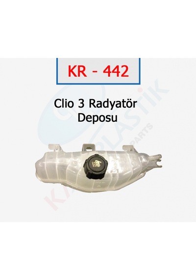 Clio 3 Radyatör Deposu Kapaklı