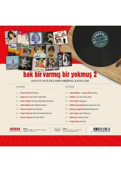 Bak Bir Varmış Bir Yokmuş Vol:2 Plak